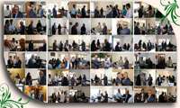 تجلیل از کارمندان ستاد مرکزی دانشگاه توسط رئیس دانشگاه دکتر اسماعیلی ندیمی