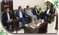 دیدار دکتر اسماعیلی ندیمی فرماندار رفسنجان جهت تبریک هفته دولت