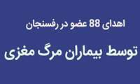 اهدای 88 عضو در رفسنجان توسط بیماران مرگ مغزی 