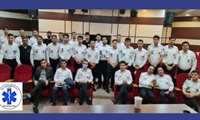 مقام برتر کارشناسان اورژانس رفسنجان در دوره تخصصی اورژانس پیش بیمارستانی کشور 