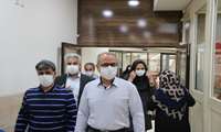 بازدید سر زده دکتر اسماعیلی ندیمی رئیس دانشگاه علوم پزشکی رفسنجان از کلینیک تخصصی و فوق تخصصی سلامت ، پایگاه شماره 3 اورژانس امام حسین (ع) و اورژانس بیمارستان علی بن ابی طالب (ع) 