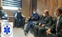 جلسه هماهنگی تحویل پایگاه جدیدالاحداث اورژانس ۱۱۵ راویز 