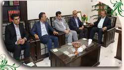 دیدار دکتر اسماعیلی ندیمی فرماندار رفسنجان جهت تبریک هفته دولت