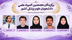 درخشش دانشجویان دانشگاه علوم پزشکی رفسنجان در مرحله نخست هجدهمین المپیاد علمی دانشجویان علوم پزشکی کشور