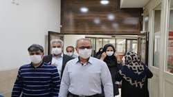 بازدید سر زده دکتر اسماعیلی ندیمی رئیس دانشگاه علوم پزشکی رفسنجان از کلینیک تخصصی و فوق تخصصی سلامت ، پایگاه شماره 3 اورژانس امام حسین (ع) و اورژانس بیمارستان علی بن ابی طالب (ع) 